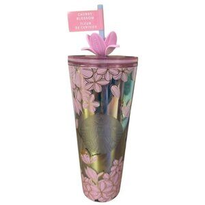 NEW STARBUCKS Spring 2025 "CHERRY BLOSSOM" Tumbler 24oz